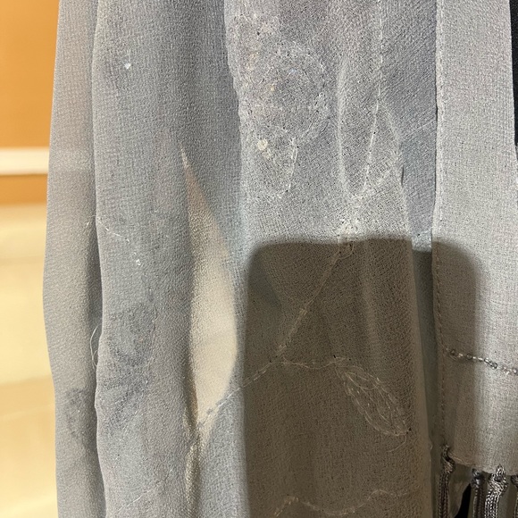 Bijoux Terner shawl/scarf Light Blue 71” Long - Picture 7 of 8